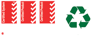 Certification under Australian Standards and our plastics are recyclable